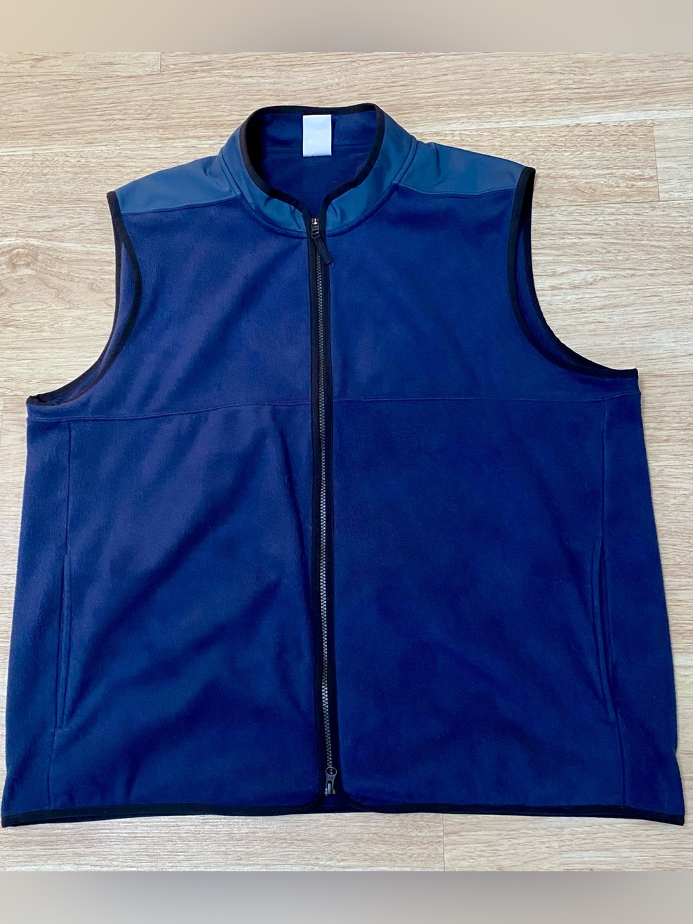 Nike Therma-Fit Victory Golf Vest Men’s 2XL Blue Fleece Full Zip Sleeveless Top